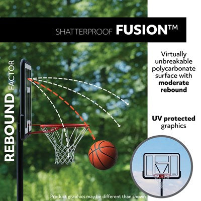 Lifetime Adjustable In-Ground Basketball Hoop (44-Inch Polycarbonate) - 1008