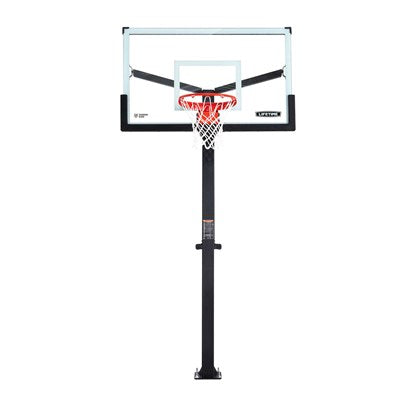 Lifetime Mammoth Bolt Down Basketball Hoop (60-Inch Tempered Glass) - 90916