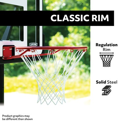 Lifetime Adjustable In-Ground Basketball Hoop (44-Inch Polycarbonate) - 1008