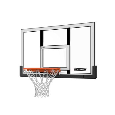 Lifetime Basketball Backboard and Rim Combo (48-Inch Polycarbonate) - 73729