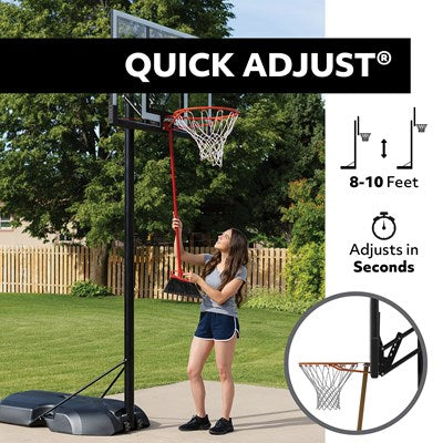 Lifetime Adjustable In-Ground Basketball Hoop (44-Inch Polycarbonate) - 1008