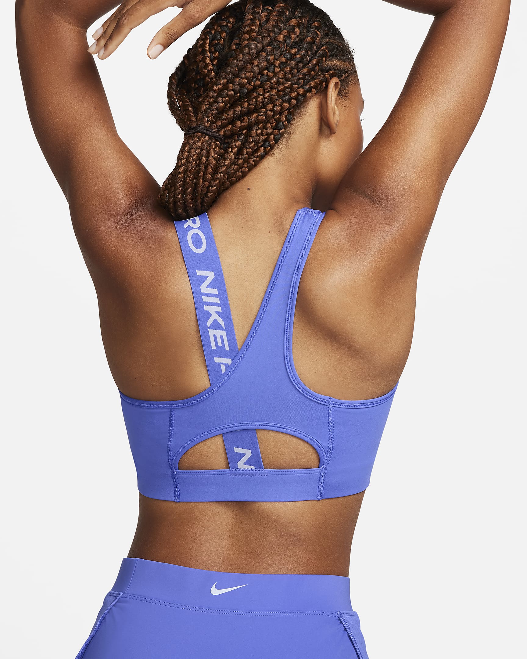 Nike Women's Swoosh Medium Support 1-Piece Pad Sports Bra - Active
