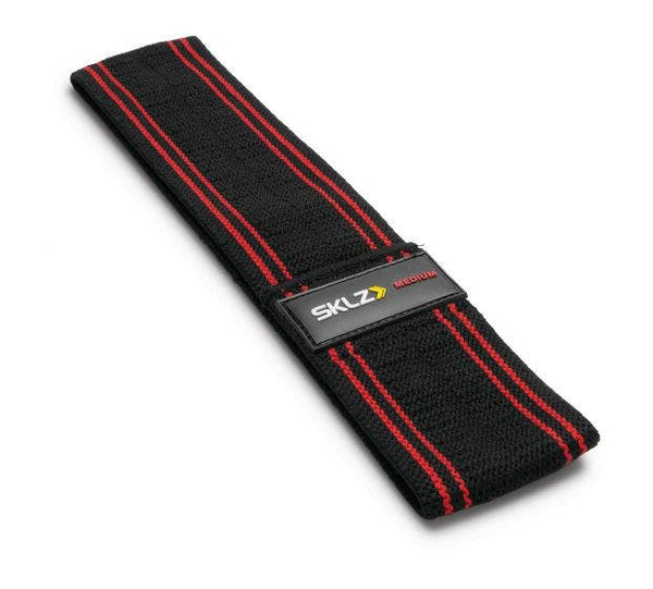 PRO KNIT MINI BAND MED BK/RD - 0358