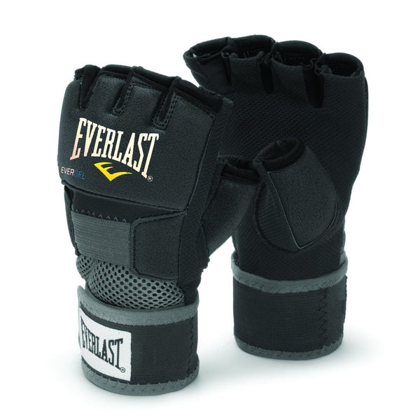 EVERLAST EVERGEL HANDWRAP GLOVE BLACK LARGE - 4355BL