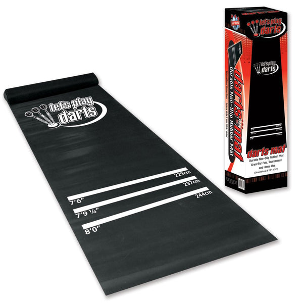 Let's Play Darts Heavy Duty Rubber Dart Mat - 47635