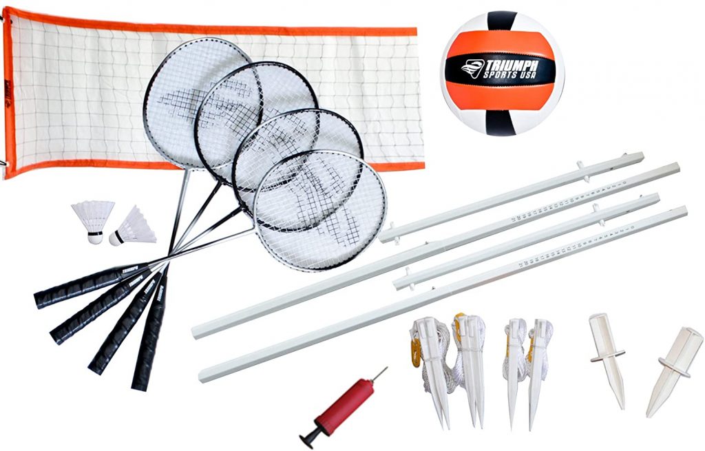 Triumph Volleyball/Badminton Classic Combo Set - 35-7142-2