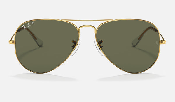 GOLD W/ CRYSTAL GREEN POLAR - RB3025-00158