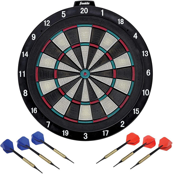 Franklin Sports Soft Tip Dartboard, 18x1-Inch - 3560