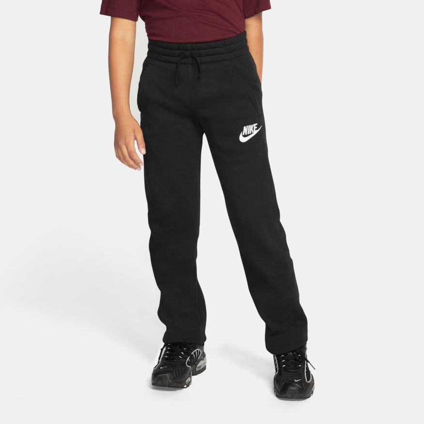 Nike Sportswear Club Fleece Straight Leg Pants Black Men's BV2707