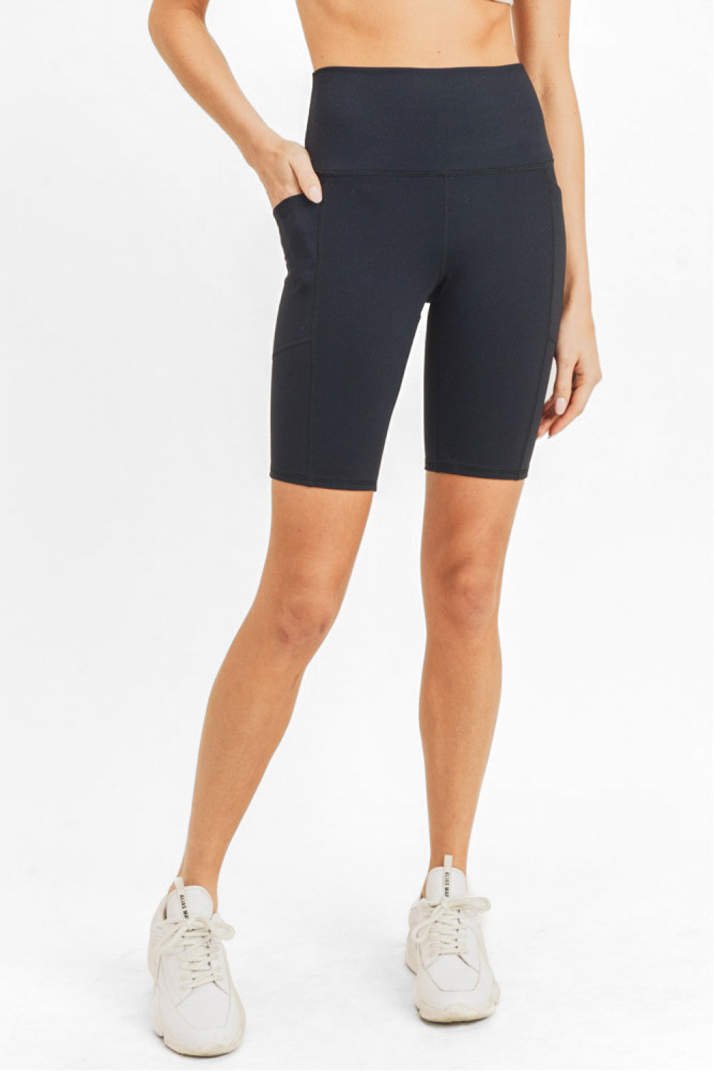 Tapered Band Essential Bermuda Highwaist Leggings - BP602