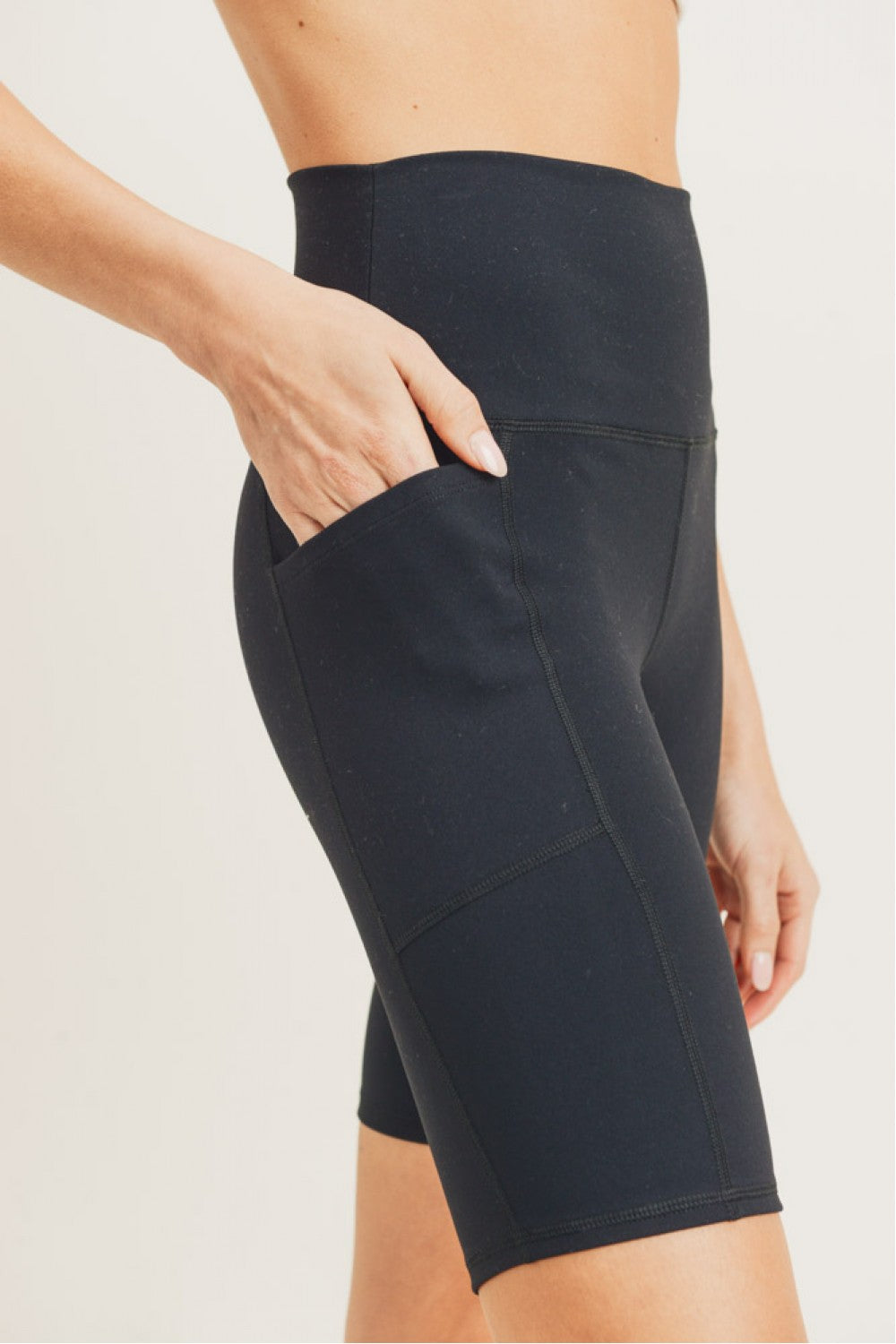 Tapered Band Essential Bermuda Highwaist Leggings - BP602