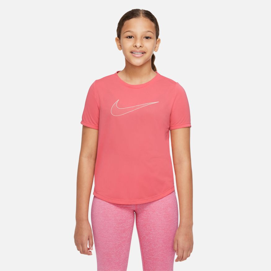 GIRLS NIKE DRI-FIT SHORT SLEEVE TEE - DD7639