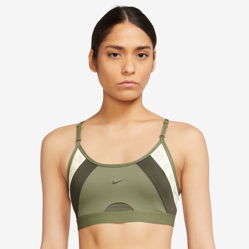 Nike Dri-fit Indy Luxe Women's Light-support 1-piece Pad Convertible Sports  Bra In Royal Pulse/aluminum