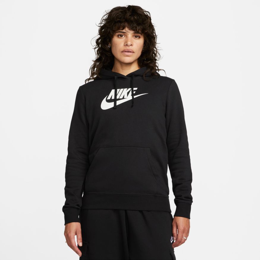 Women's Nike Club Fleece Logo Pullover Hoodie - DQ5775