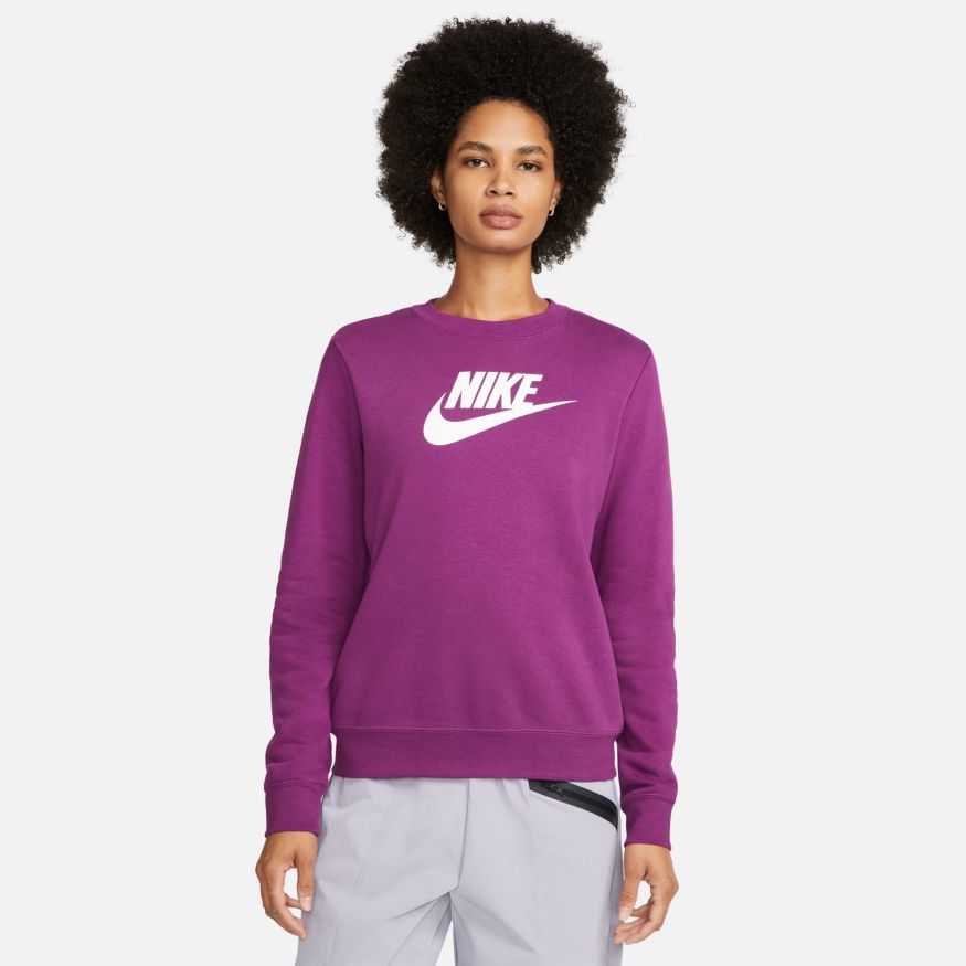 Women's Nike Sportswear Club Fleece Logo Crew-Neck Sweatshirt - DQ5832
