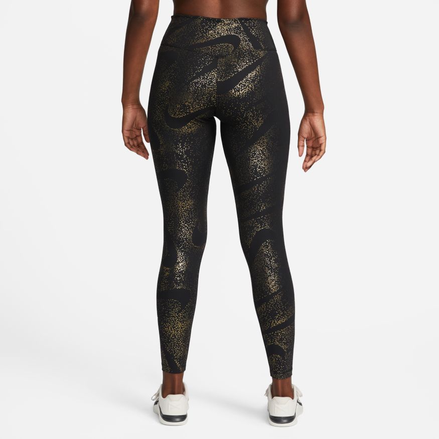 NIKE ONE DRI-FIT MID-RISE ALL-OVER-PRINT LEGGINGS - DQ6308