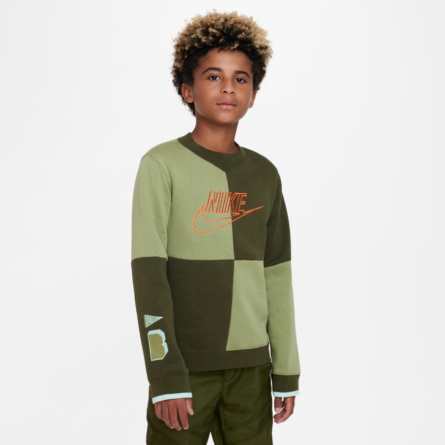 Nike Boys' Sportswear Amplify Crew Sweatshirt - DQ8819