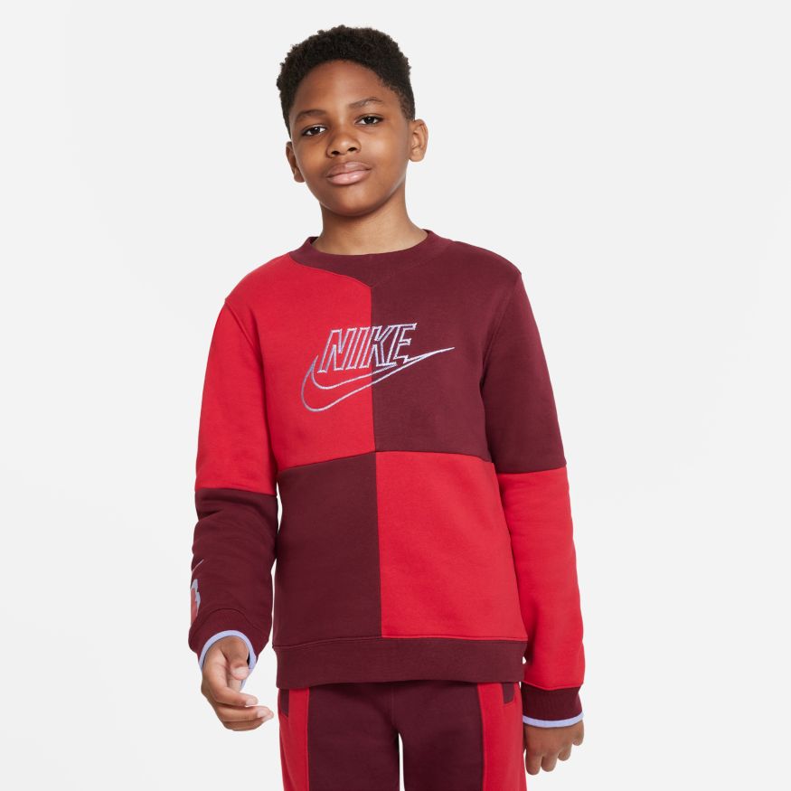 Nike Boys' Sportswear Amplify Crew Sweatshirt - DQ8819