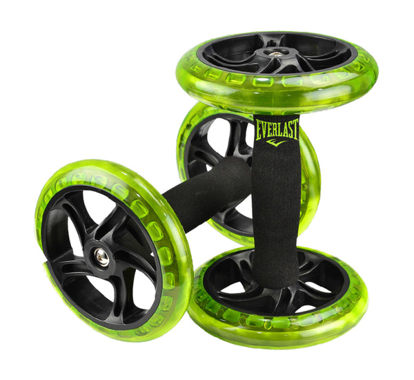 EXERCISE AB WHEEL PAIR GREEN/BLK - EVCW6S367