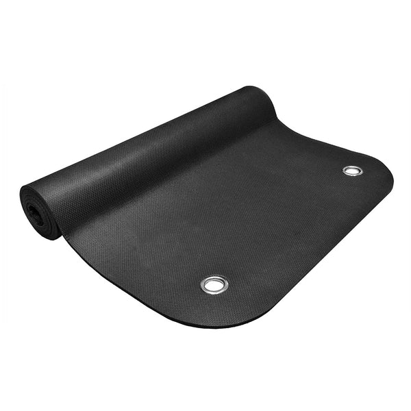 GYM MAT W/BUTTON HOLE BLK - EVGM7L200