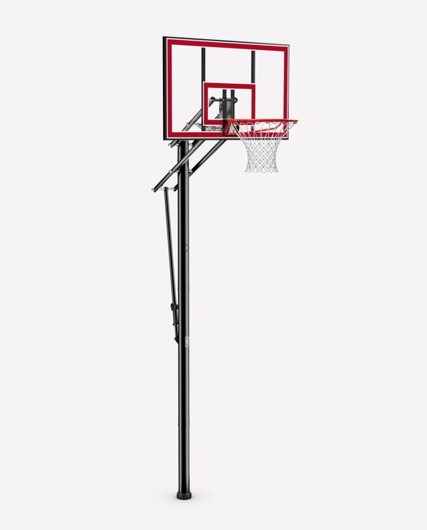 44" Polycarbonate Ratchet Lift In-Ground Basketball System - 881351