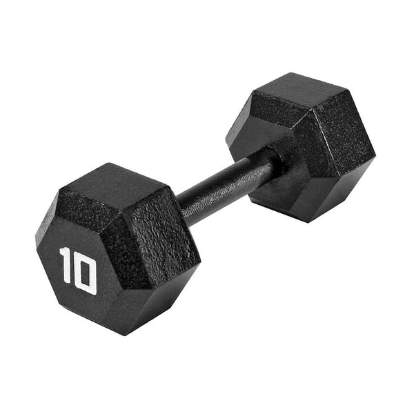 10 LB CAST HEX DUMBELL - IV-2010