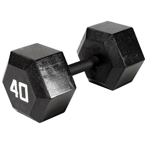 40 LB CAST HEX DUMBELL - IV-2040