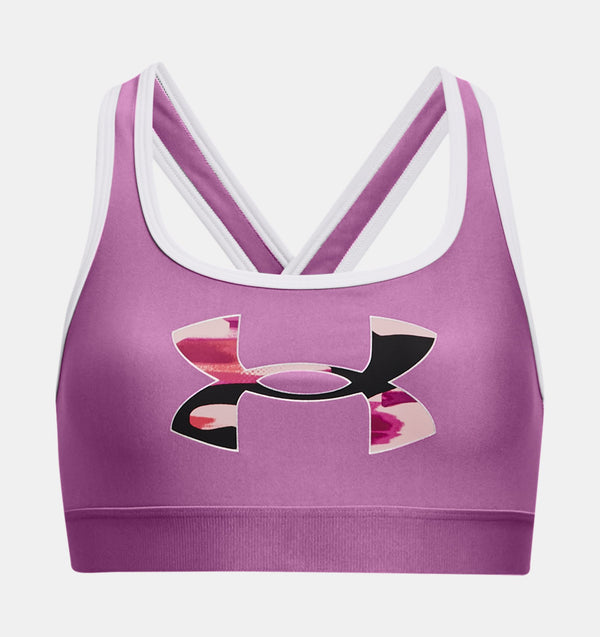 Girls' UA Crossback Graphic Sports Bra - 1373867