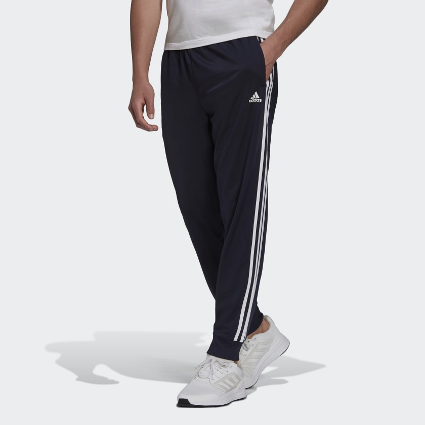 MEN'S 3-STRIPE TRICOT TAPERED TRACK PANT - H46106