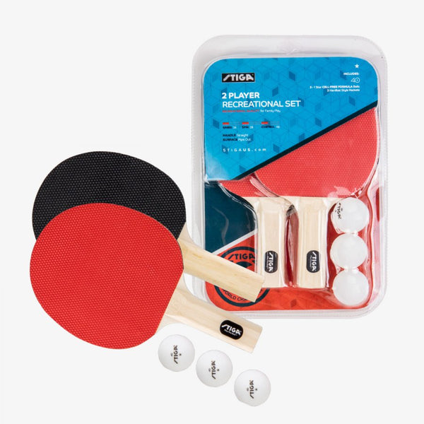 T1333 Stiga® Classic 2-Player Table Tennis Racket Set - T1333