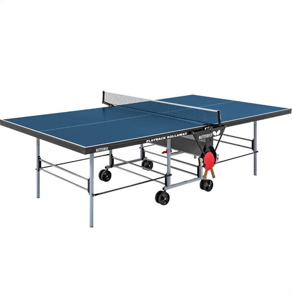 Butterfly Playback Rollaway blue Table Tennis Table - TPL19BL