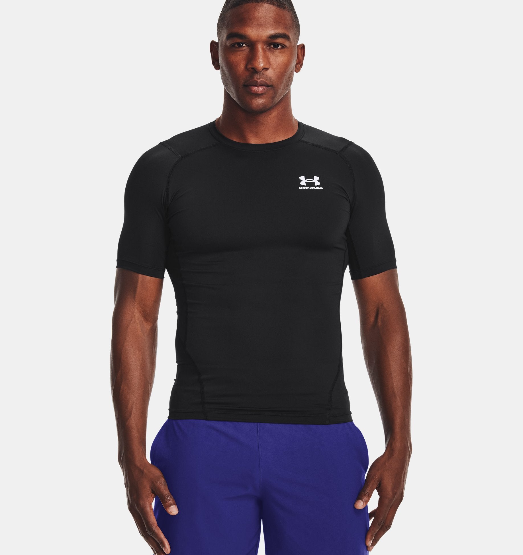 Men's HeatGear® Armour Short Sleeve Compression Top - 1361518