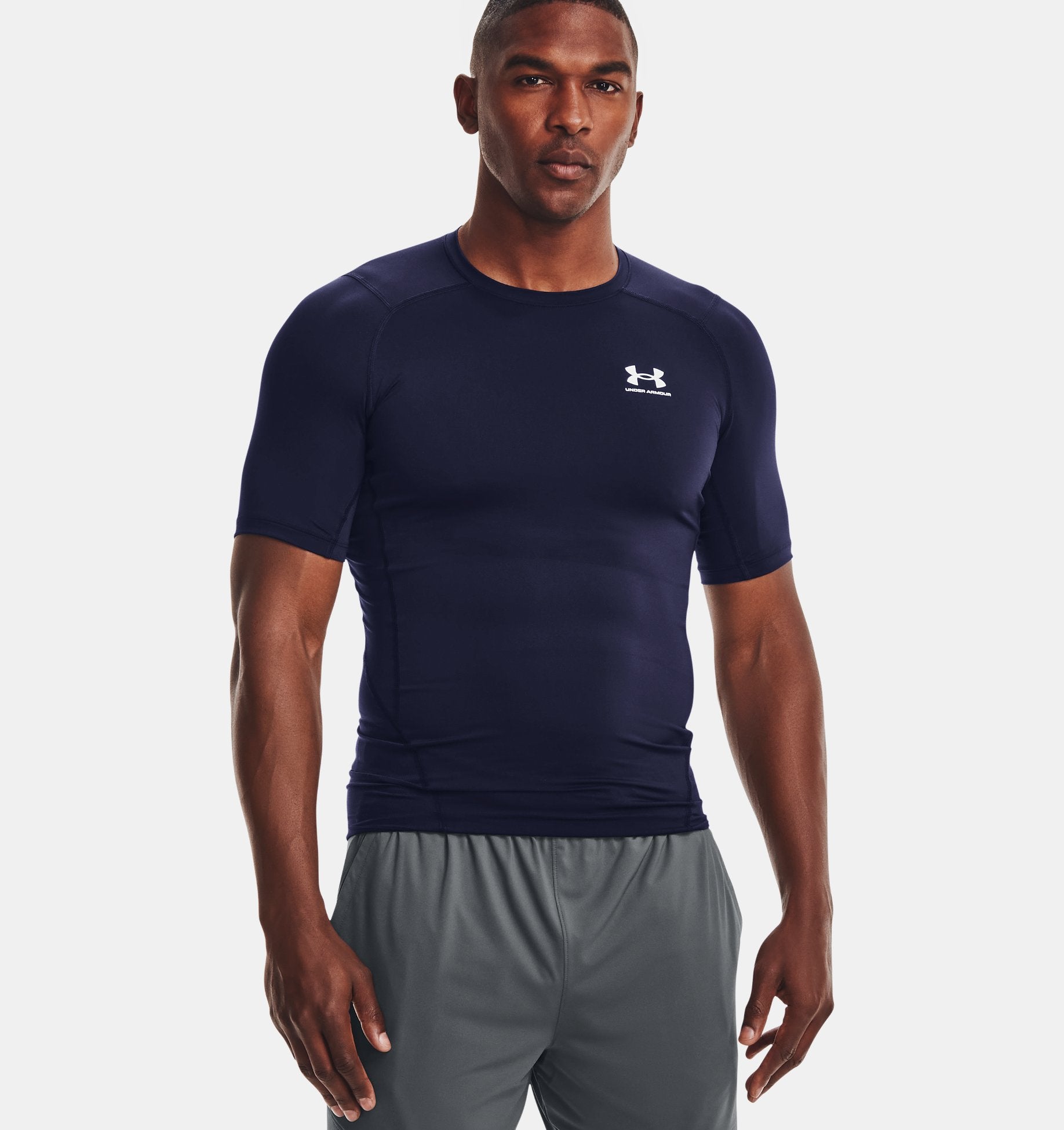 Men's HeatGear® Armour Short Sleeve Compression Top - 1361518