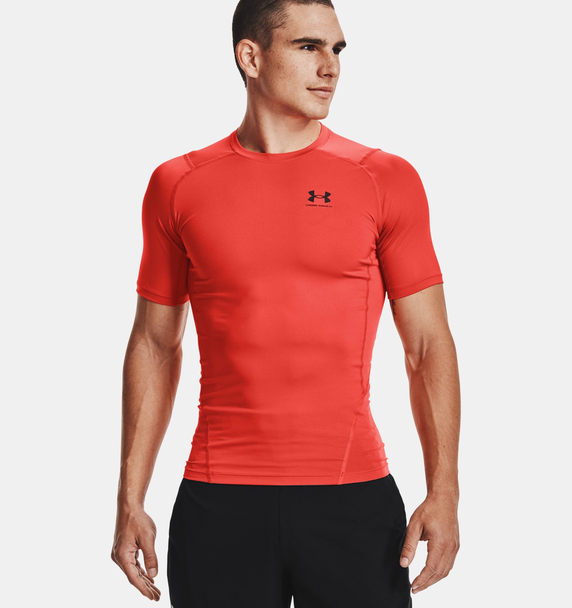 Men's HeatGear® Armour Short Sleeve Compression Top - 1361518