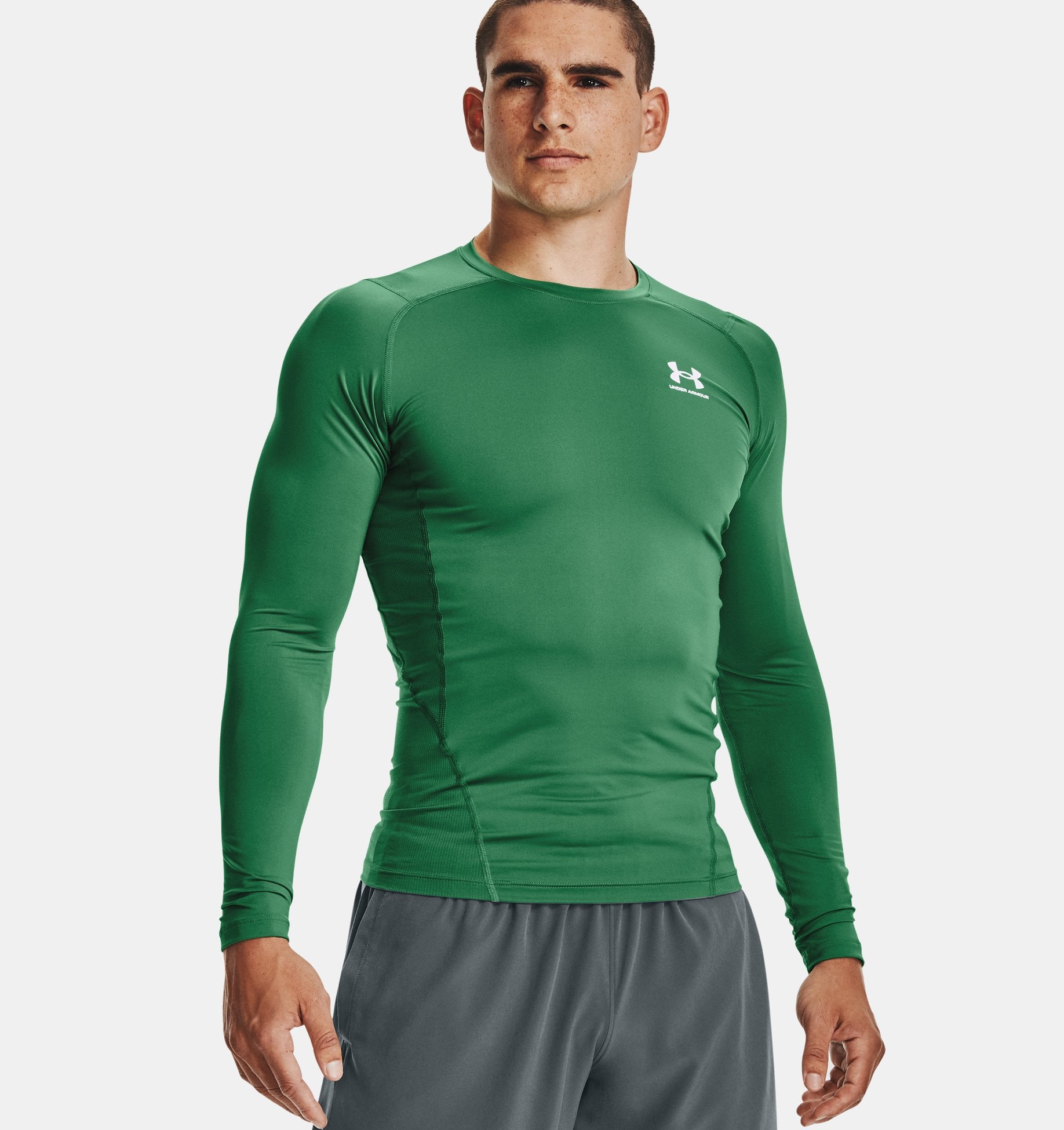  Under Armour Men's UA HeatGear® Armour Long Sleeve Compression  Shirt XL Gray : Clothing, Shoes & Jewelry
