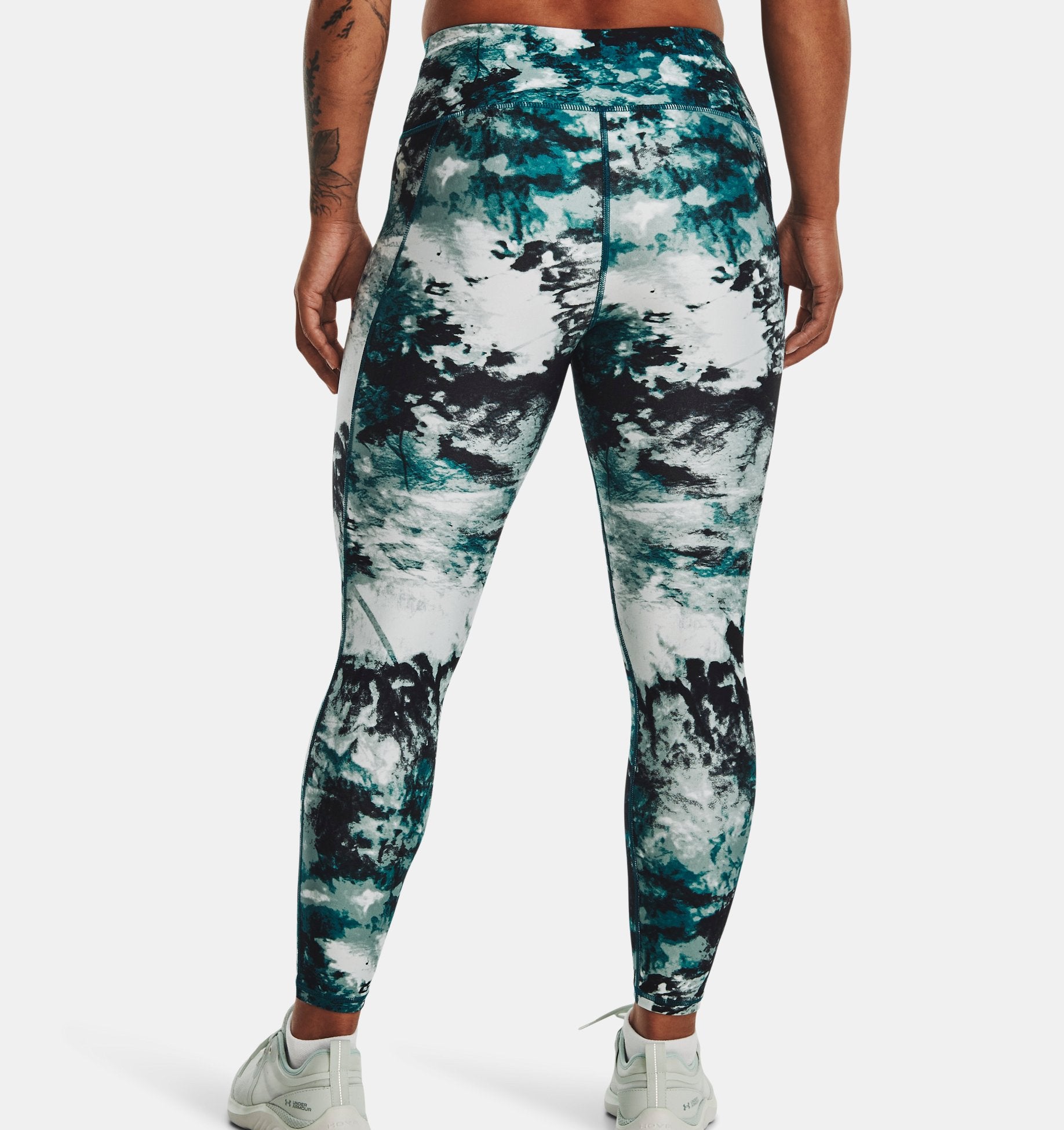  Under Armour Girls HeatGear Armour Printed Ankle Crop