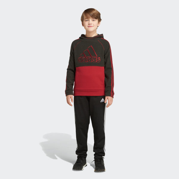 BOYS MICRO FLEECE HOODED PULLOVER - AA7292