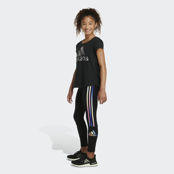 GIRLS 3-STRIPE LOGO TIGHT - AK4825A