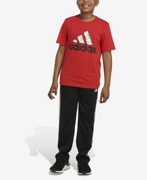 BOYS SKETCHY BADGE OF SPORT TEE - AA7503A