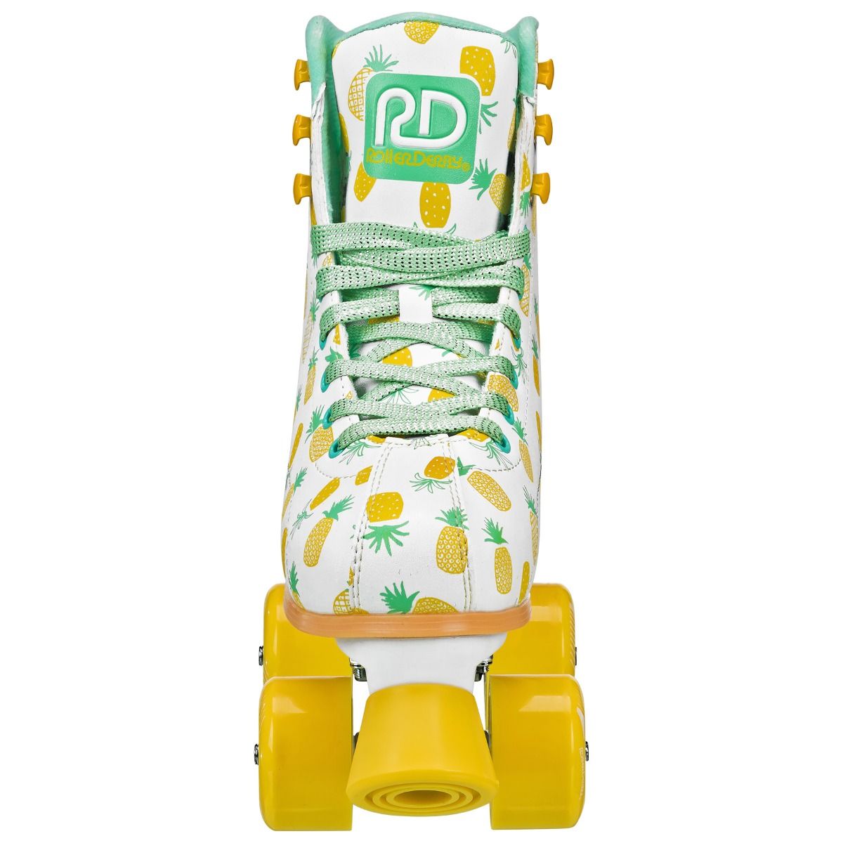 ROLLER DERBY CANDIGRL LUCY MD QUAD PINEAPPLE SKATE SIZE 3-6 ADJUSTABLE - U771MPM