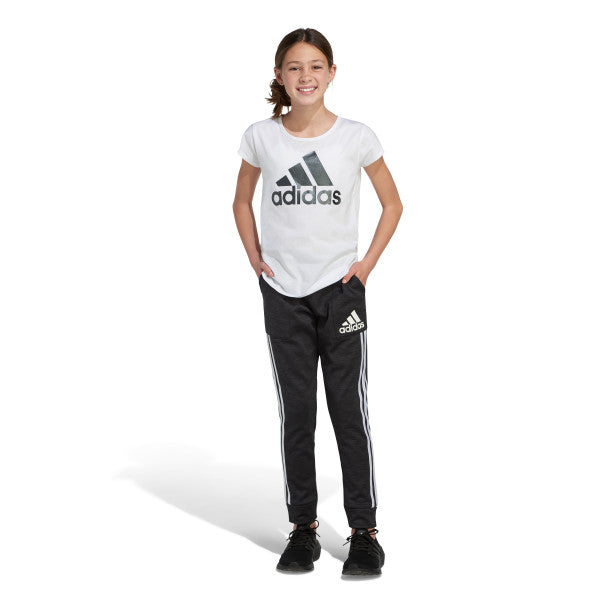 GIRLS MELANGE FLEECE JOGGERS - AK4772